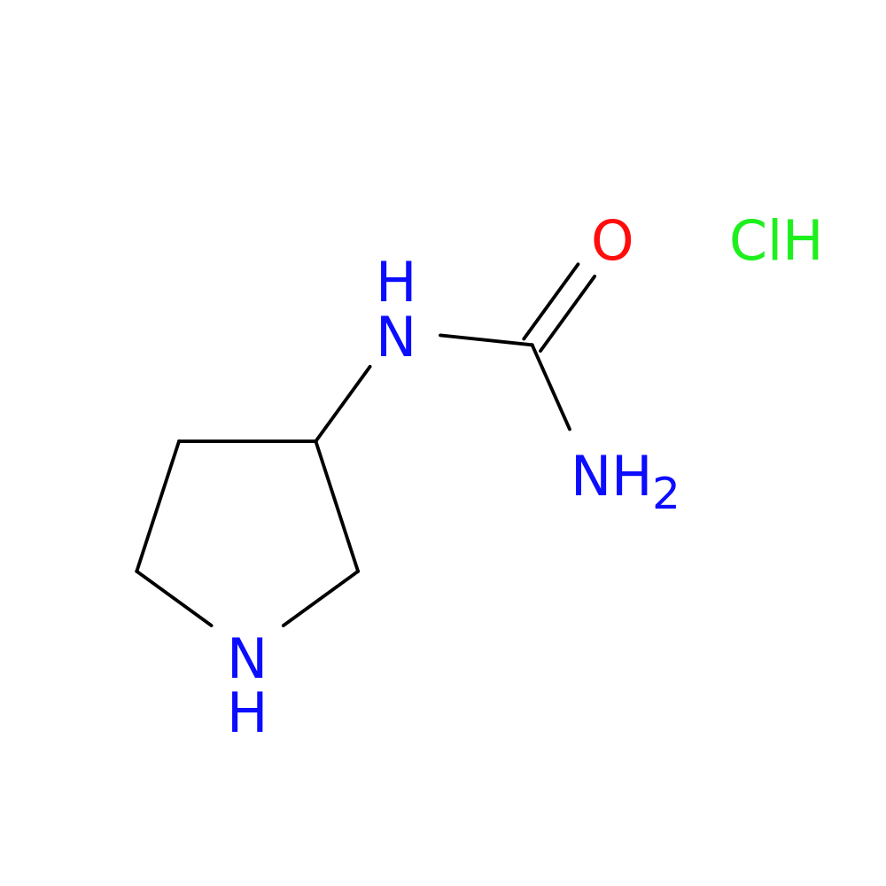 (Pyrrolidin-3-yl)urea hydrochloride