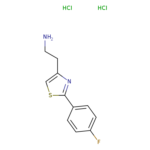 2-[2-(4-fluorophenyl)-1,3-thiazol-4-yl]ethan-1-amine dihydrochloride