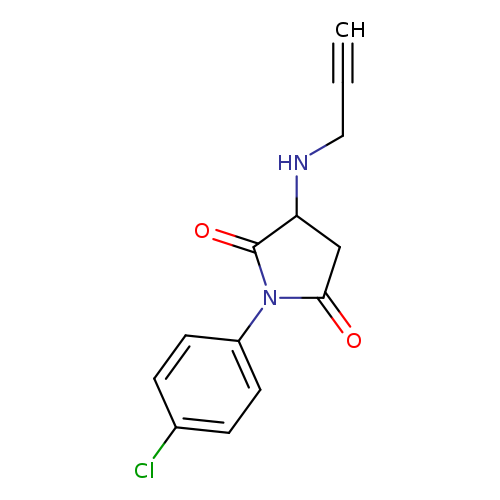 1-(4-Chlorophenyl)-3-(prop-2-yn-1-ylamino)pyrrolidine-2,5-dione