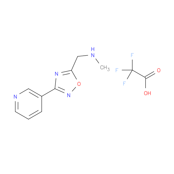 N-Methyl-1-[3-(3-pyridinyl)-1,2,4-oxadiazol-5-yl]methanamine trifluoroacetate