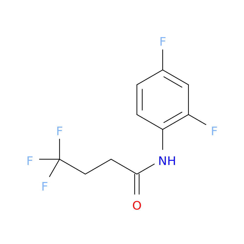 N-(2,4-difluorophenyl)-4,4,4-trifluorobutanamide