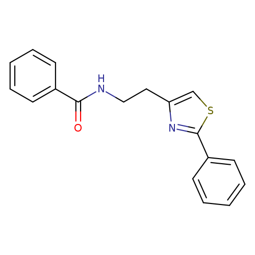 N-[2-(2-phenyl-1,3-thiazol-4-yl)ethyl]benzamide