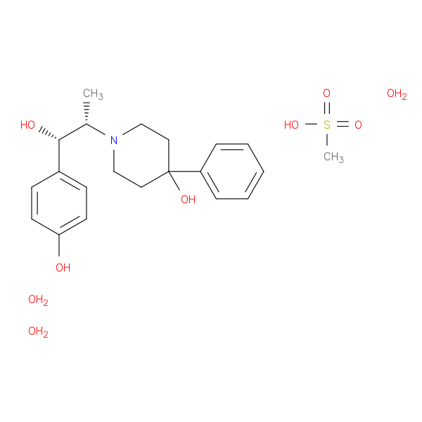 1-((1S,2S)-1-Hydroxy-1-(4-hydroxyphenyl)propan-2-yl)-4-phenylpiperidin-4-ol methanesulfonate trihydrate