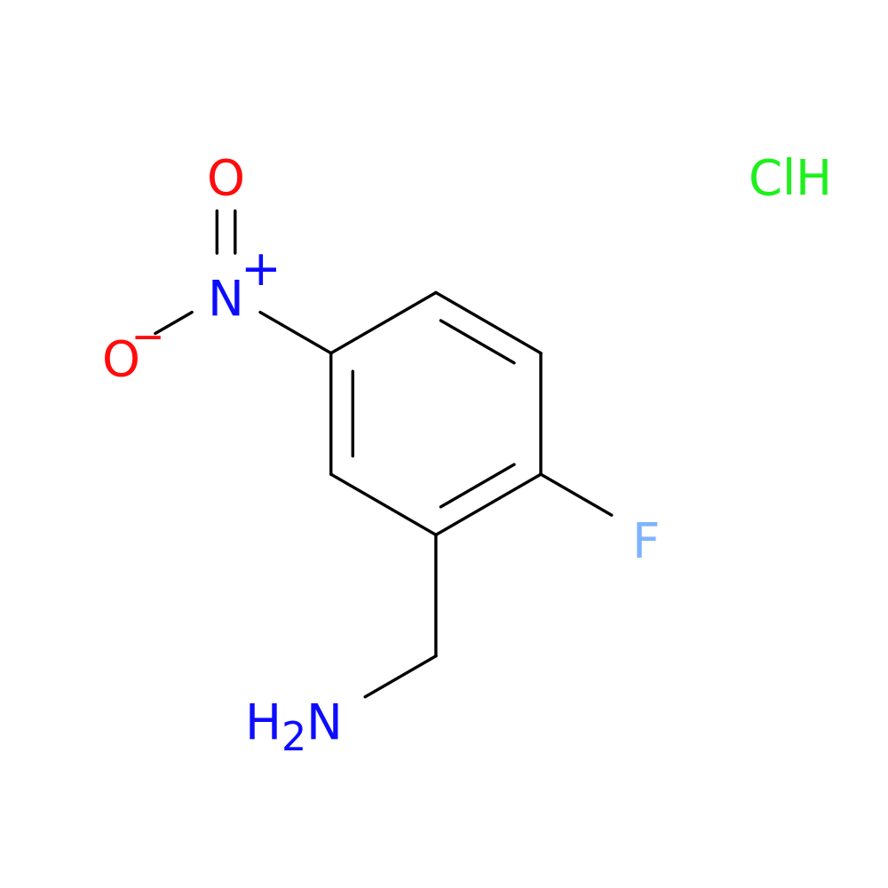 (2-Fluoro-5-nitrophenyl)methanamine hydrochloride