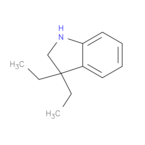 3,3-diethyl-2,3-dihydro-1H-indole