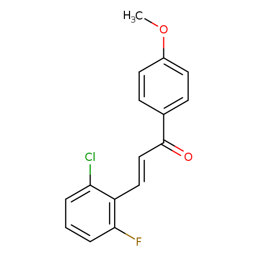 (2E)-3-(2-chloro-6-fluorophenyl)-1-(4-methoxyphenyl)prop-2-en-1-one