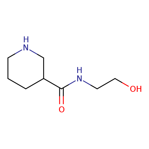 Piperidine-3-carboxylic acid (2-hydroxy-ethyl)-amide