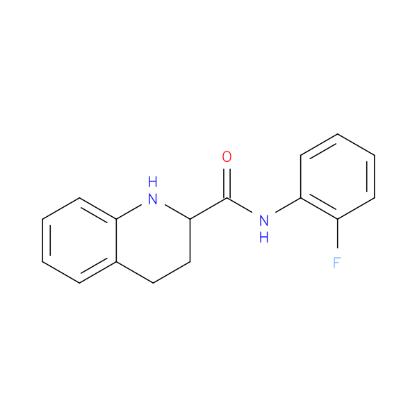 N-(2-fluorophenyl)-1,2,3,4-tetrahydroquinoline-2-carboxamide
