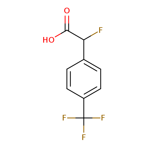 2-Fluoro-2-[4-(trifluoromethyl)phenyl]acetic acid