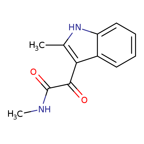 N-methyl-2-(2-methyl-1H-indol-3-yl)-2-oxoacetamide