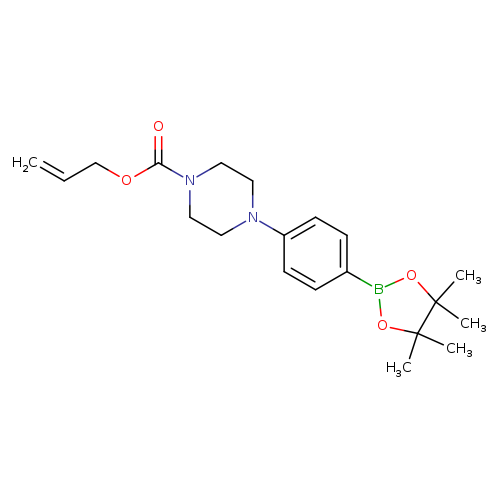 4-(4'-Allyloxycarbonylpiperizino)phenylboronic acid, pinacol ester