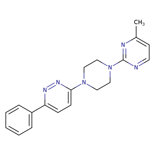3-[4-(4-methylpyrimidin-2-yl)piperazin-1-yl]-6-phenylpyridazine