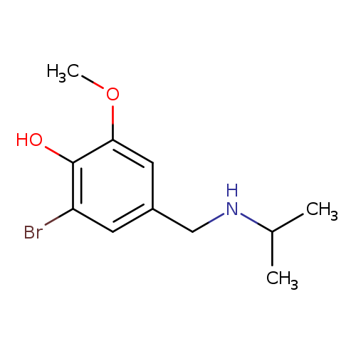 2-bromo-6-methoxy-4-{[(propan-2-yl)amino]methyl}phenol