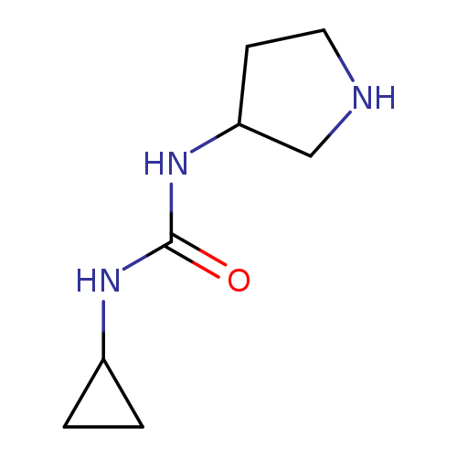 3-cyclopropyl-1-(pyrrolidin-3-yl)urea
