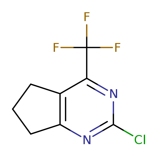 2-chloro-4-(trifluoromethyl)-5H,6H,7H-cyclopenta[d]pyrimidine