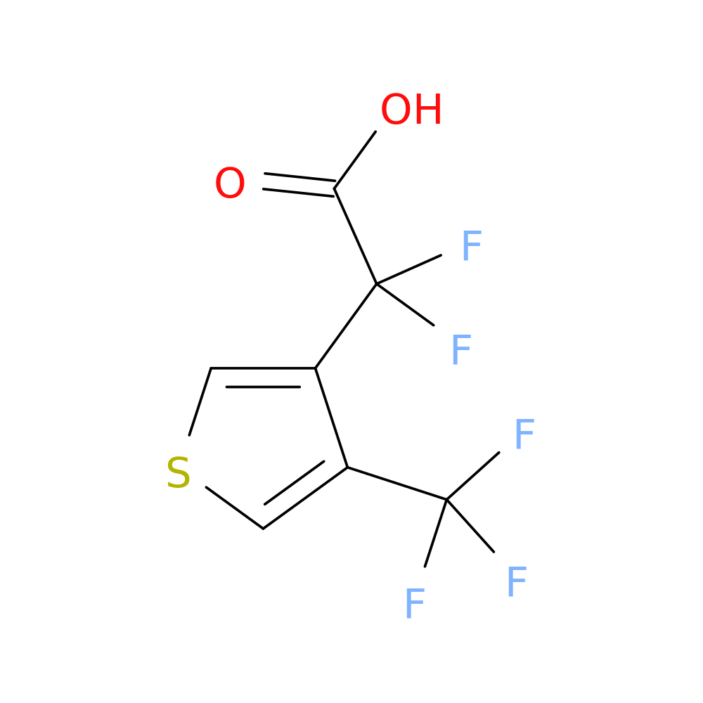 2,2-difluoro-2-[4-(trifluoromethyl)thiophen-3-yl]acetic acid