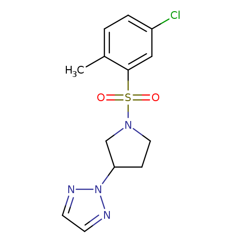 2-[1-(5-chloro-2-methylbenzenesulfonyl)pyrrolidin-3-yl]-2H-1,2,3-triazole