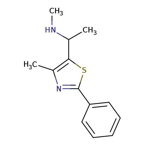 methyl[1-(4-methyl-2-phenyl-1,3-thiazol-5-yl)ethyl]amine