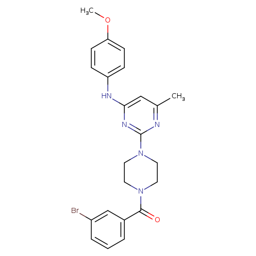 2-[4-(3-bromobenzoyl)piperazin-1-yl]-N-(4-methoxyphenyl)-6-methylpyrimidin-4-amine