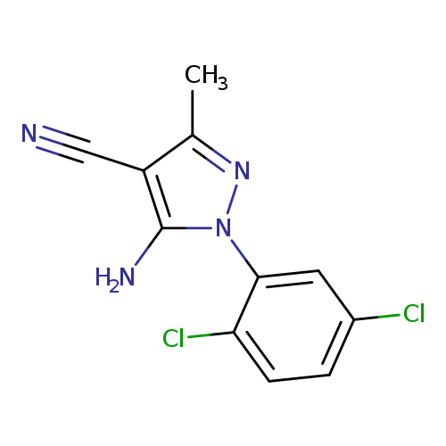 5-Amino-4-cyano-1-(2,5-dichlorophenyl)-3-methylpyrazole