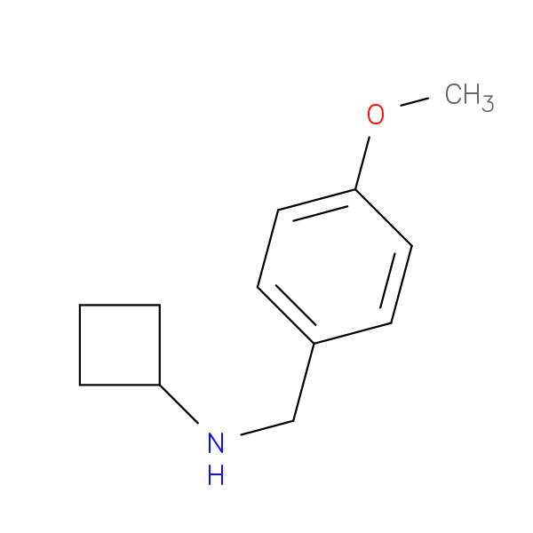 N-[(4-Methoxyphenyl)methyl]cyclobutanamine