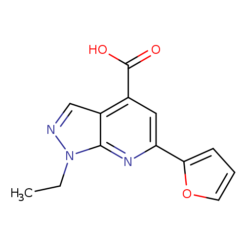 1-Ethyl-6-(furan-2-yl)-1H-pyrazolo[3,4-b]pyridine-4-carboxylic acid