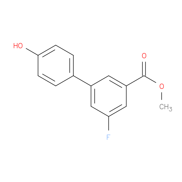 4-(3-Fluoro-5-methoxycarbonylphenyl)phenol
