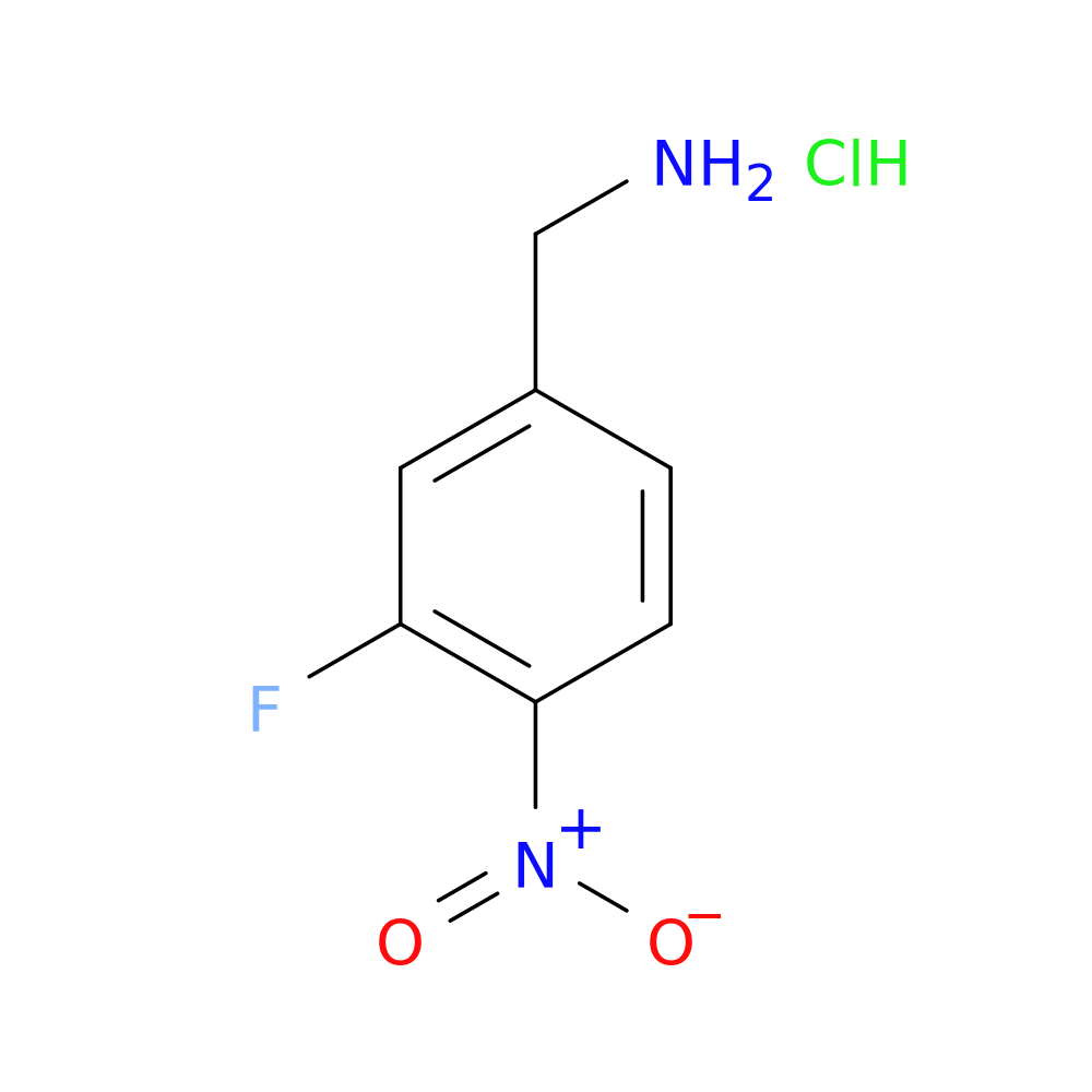 (3-Fluoro-4-nitrophenyl)methanamine hydrochloride