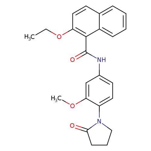 2-ethoxy-N-[3-methoxy-4-(2-oxopyrrolidin-1-yl)phenyl]naphthalene-1-carboxamide