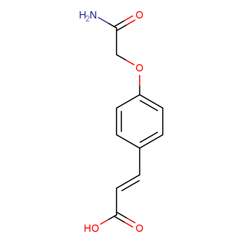 (2E)-3-[4-(2-Amino-2-oxoethoxy)phenyl]acrylic acid
