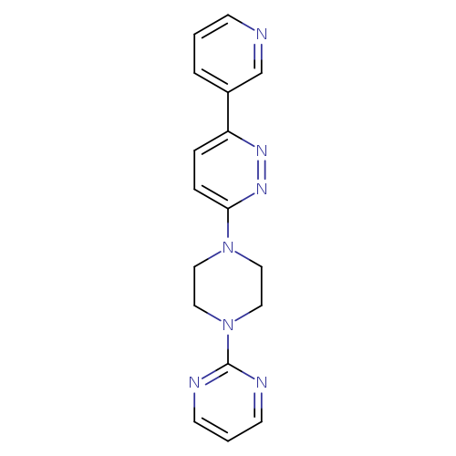 3-(pyridin-3-yl)-6-[4-(pyrimidin-2-yl)piperazin-1-yl]pyridazine