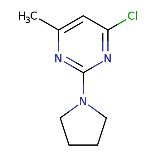 4-CHLORO-6-METHYL-2-(1-PYRROLIDINYL)PYRIMIDINE