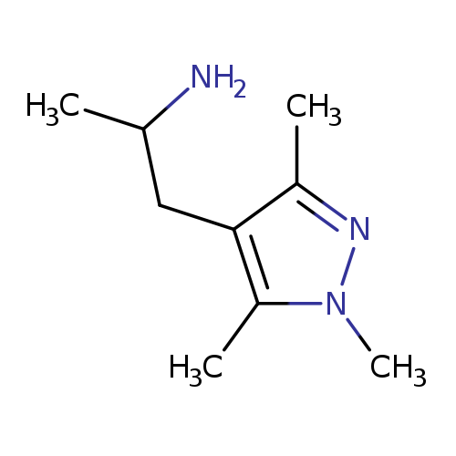 1-(trimethyl-1H-pyrazol-4-yl)propan-2-amine