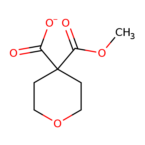 4H-Pyran-4,4-dicarboxylic acid, tetrahydro-, 4-methyl ester