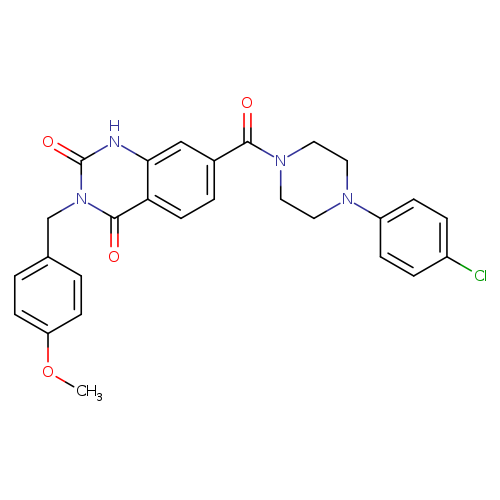 7-[4-(4-chlorophenyl)piperazine-1-carbonyl]-3-[(4-methoxyphenyl)methyl]-1,2,3,4-tetrahydroquinazoline-2,4-dione