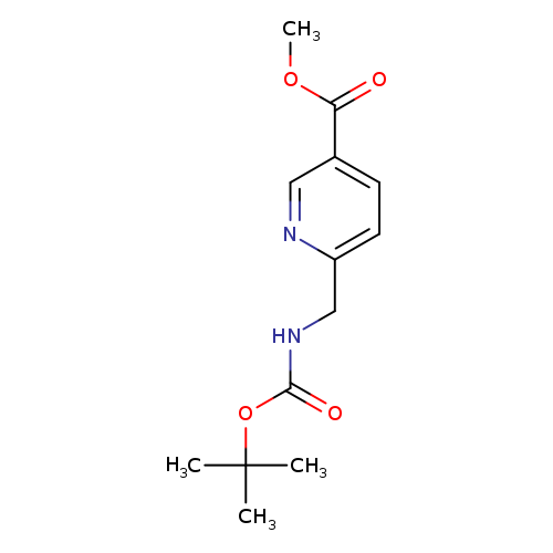 methyl 6-{[({tert}-butoxycarbonyl)amino]methyl}nicotinate