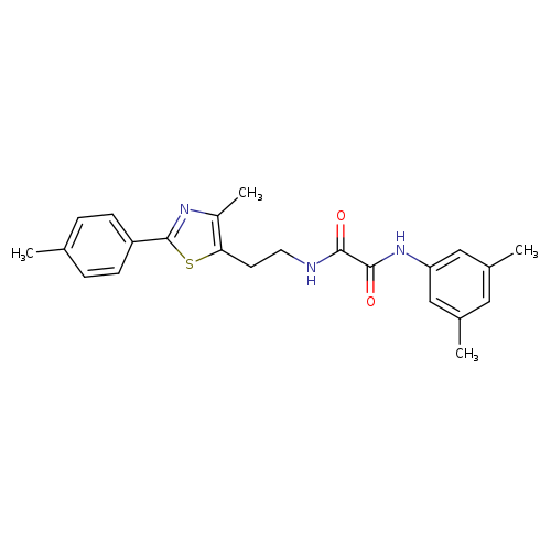 N'-(3,5-dimethylphenyl)-N-{2-[4-methyl-2-(4-methylphenyl)-1,3-thiazol-5-yl]ethyl}ethanediamide