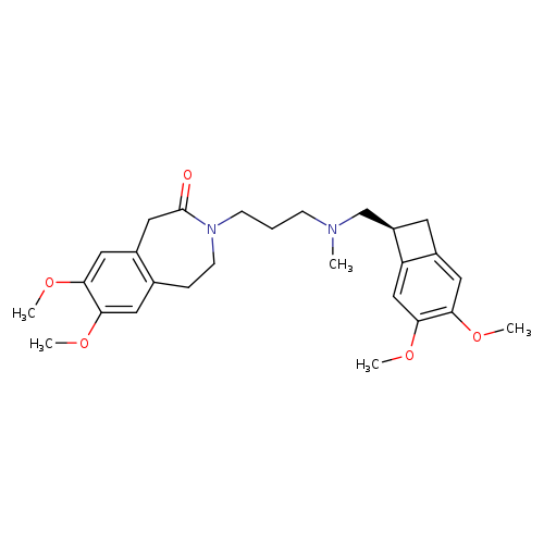 2H-3-Benzazepin-2-one, 3-[3-[[[(7S)-3,4-dimethoxybicyclo[4.2.0]octa-1,3,5-trien-7-yl]methyl]methylamino]propyl]-1,3,4,5-tetrahydro-7,8-dimethoxy-