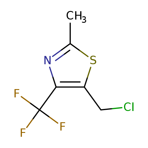 5-(chloromethyl)-2-methyl-4-(trifluoromethyl)-1,3-thiazole