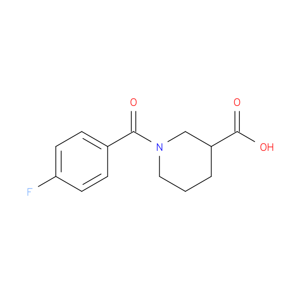 1-(4-fluorobenzoyl)piperidine-3-carboxylic acid