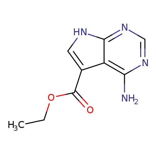 Ethyl 4-amino-7H-pyrrolo[2,3-d]pyrimidine-5-carboxylate