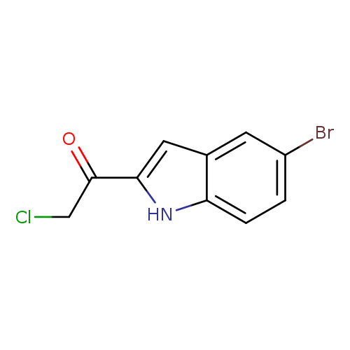 1-(5-bromo-1H-indol-2-yl)-2-chloroethan-1-one