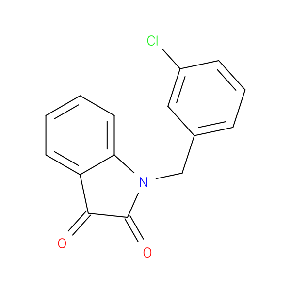 1-[(3-chlorophenyl)methyl]-2,3-dihydro-1H-indole-2,3-dione