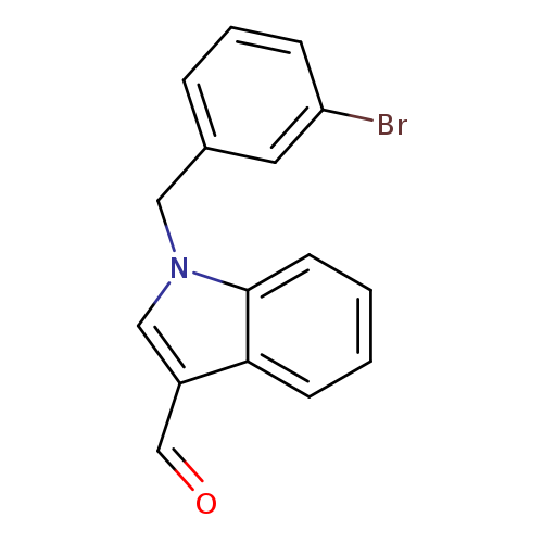 1-(3-Bromobenzyl)-1h-indole-3-carbaldehyde