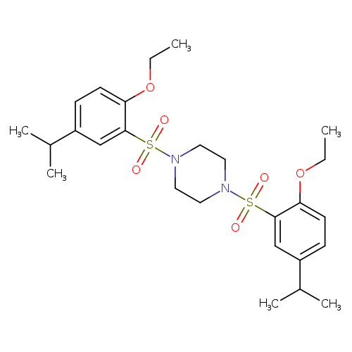 1,4-bis[2-ethoxy-5-(propan-2-yl)benzenesulfonyl]piperazine