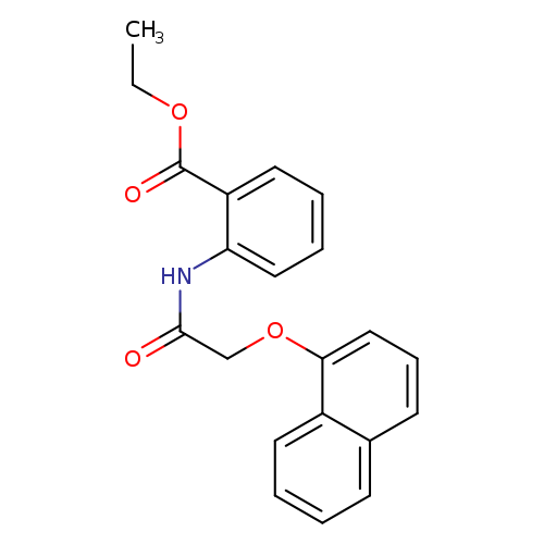 ethyl 2-{[(1-naphthyloxy)acetyl]amino}benzoate