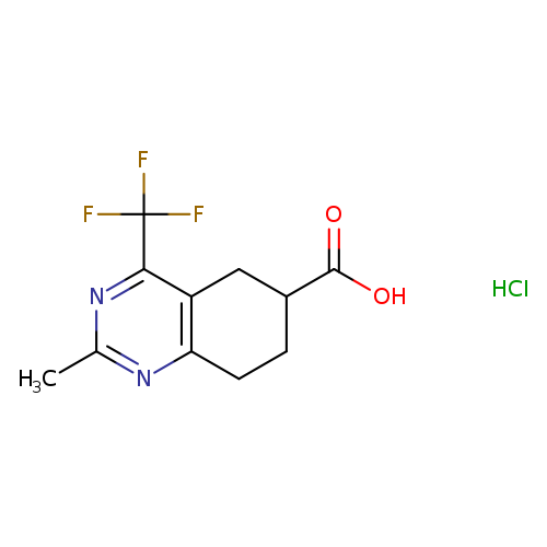 2-methyl-4-(trifluoromethyl)-5,6,7,8-tetrahydroquinazoline-6-carboxylic acid hydrochloride