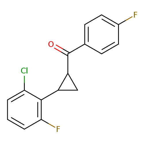 [2-(2-chloro-6-fluorophenyl)cyclopropyl](4-fluorophenyl)methanone