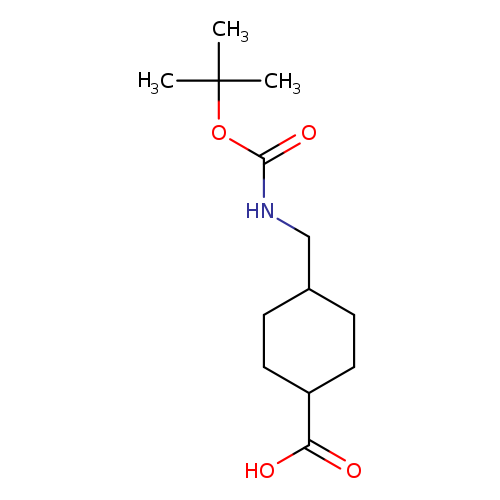 Cyclohexanecarboxylic acid, 4-[[[(1,1-dimethylethoxy)carbonyl]amino]methyl]-