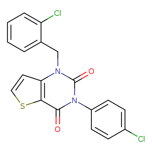 3-(4-chlorophenyl)-1-[(2-chlorophenyl)methyl]-1H,2H,3H,4H-thieno[3,2-d]pyrimidine-2,4-dione